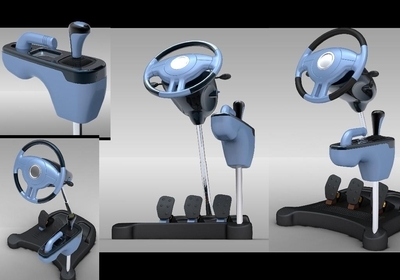 可以學車還可以用來玩游戲的模擬駕駛器_辦公、文教_世界工廠網中國產品信息庫